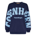 MARTA DU CHATEAU - SWEATSHIRT - HIBISCUS 22659 - NAVY/SKY