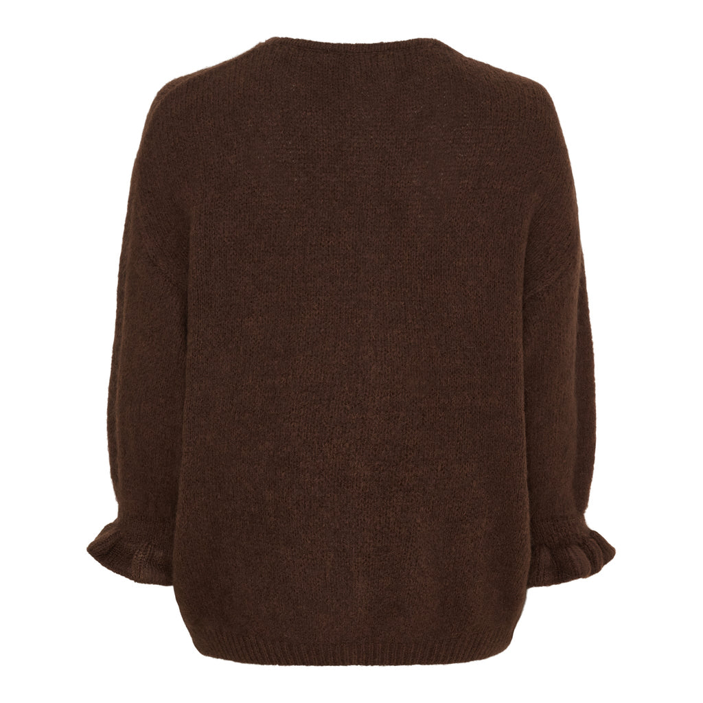 MARTA DU CHATEAU - CARDIGAN - JULIANA 2413 - CHOCO