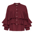 MARTA DU CHATEAU - SKJORTE - DEBBIE 258638 - BORDEAUX