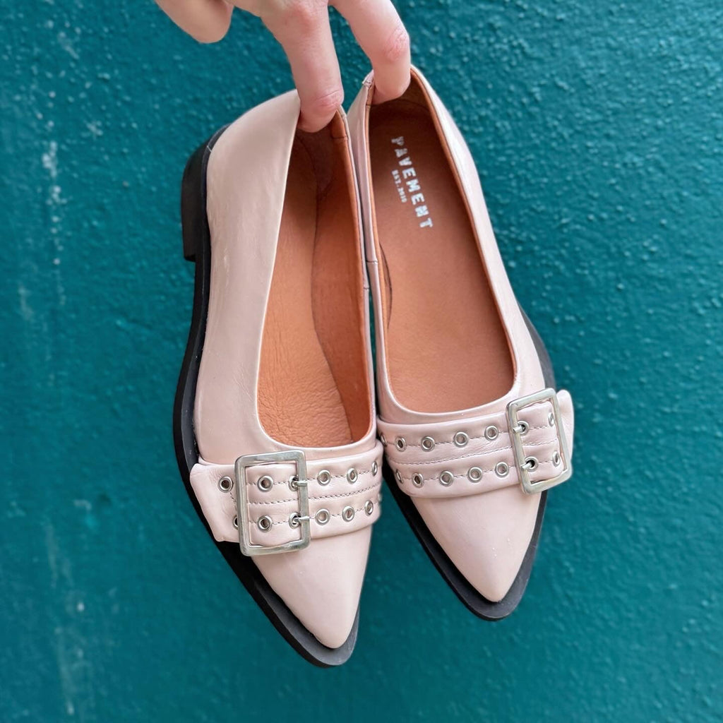 PAVEMENT - BALLERINA - SASO LOW 23185 - TAUPE PATENT