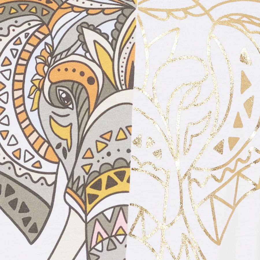 MARTA DU CHATEAU - T-SHIRT - MARIE 1535 - WHITE ELEPHANT