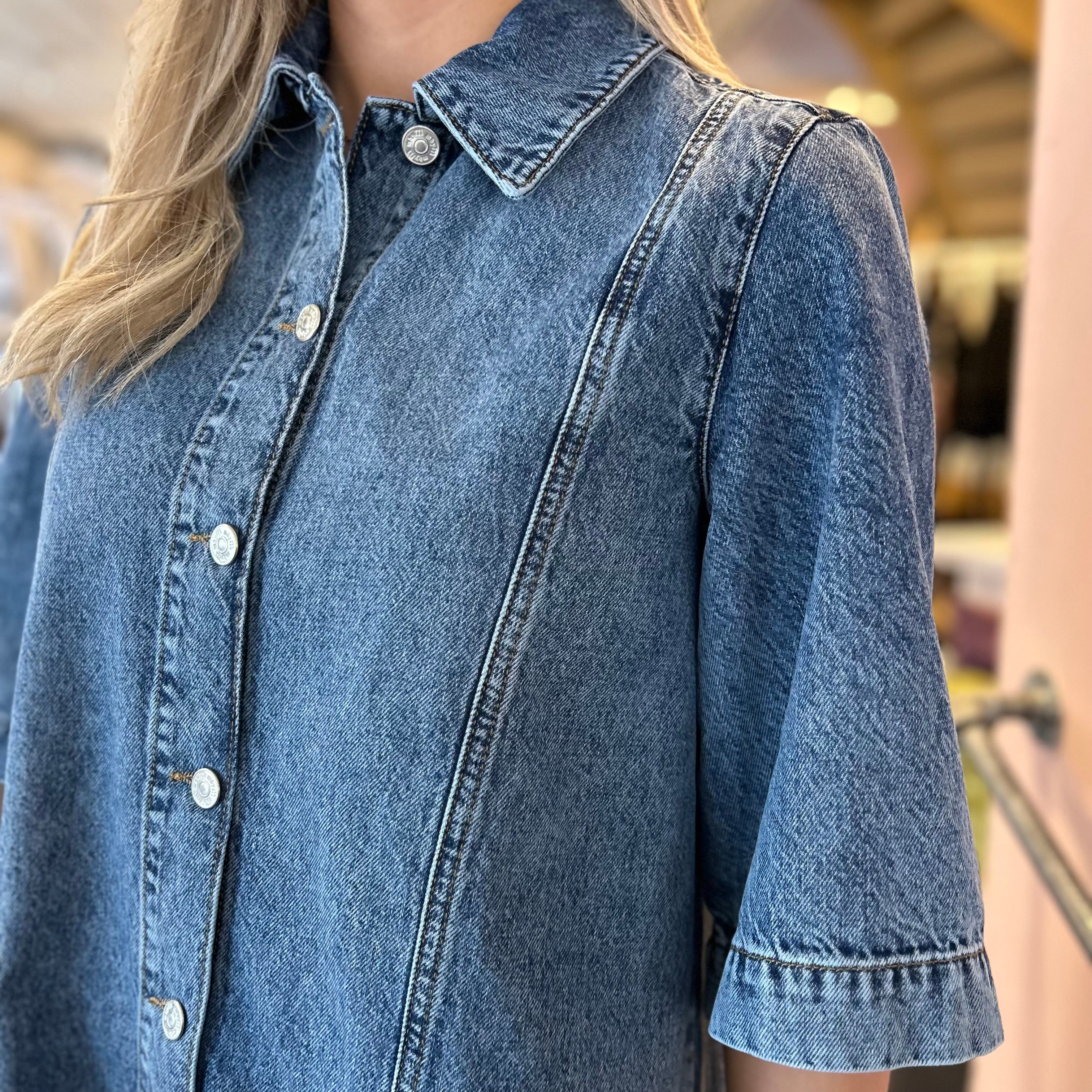 GLOBAL FUNK - DENIMKJOLE - BALAMI 61680152 - MID VINTAGE BLUE
