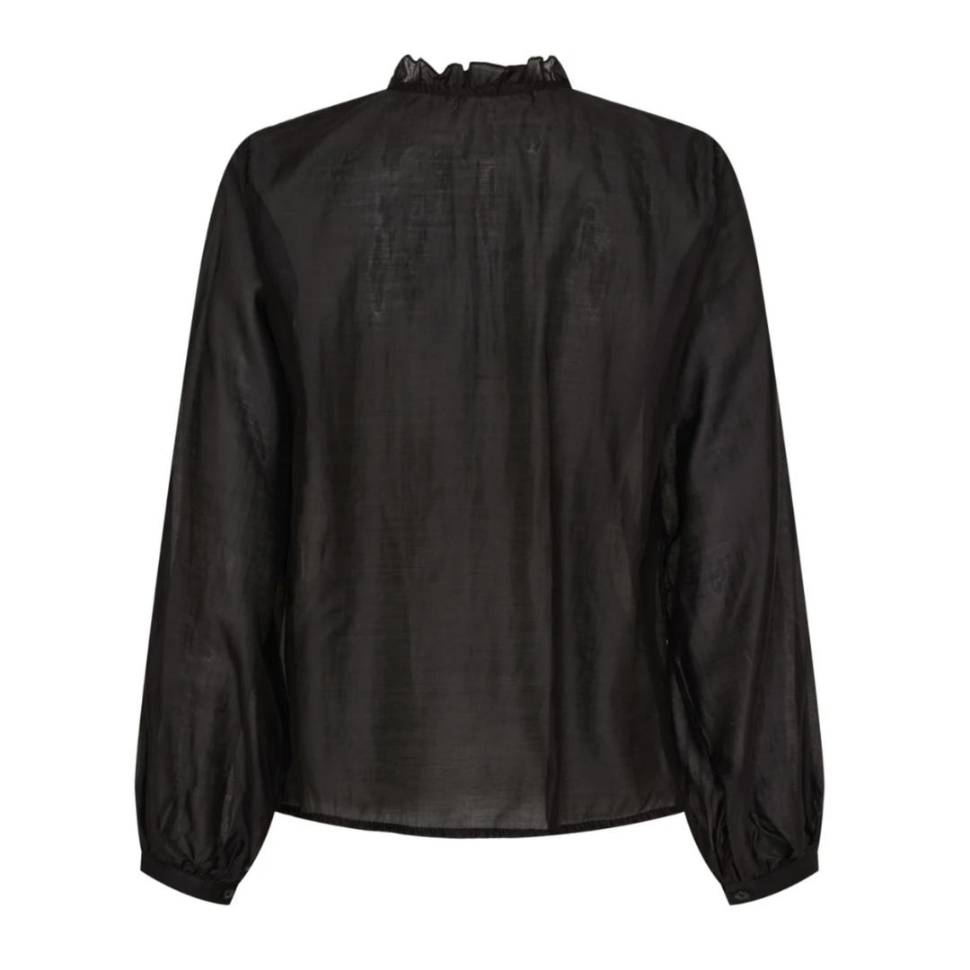 MARTA DU CHATEAU - BLUSE - NAIRA 58221M - SORT