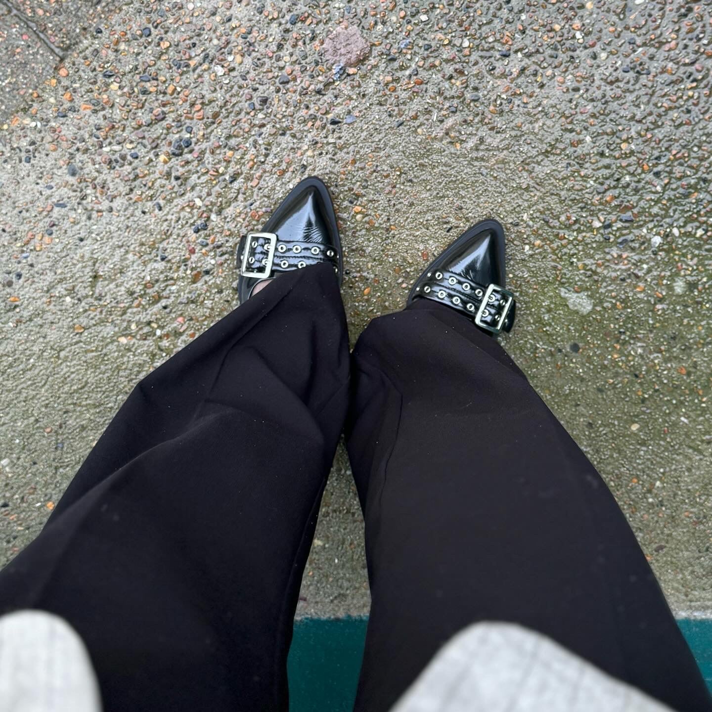 PAVEMENT - BALLERINA - SASO LOW 23185 - SORT PATENT