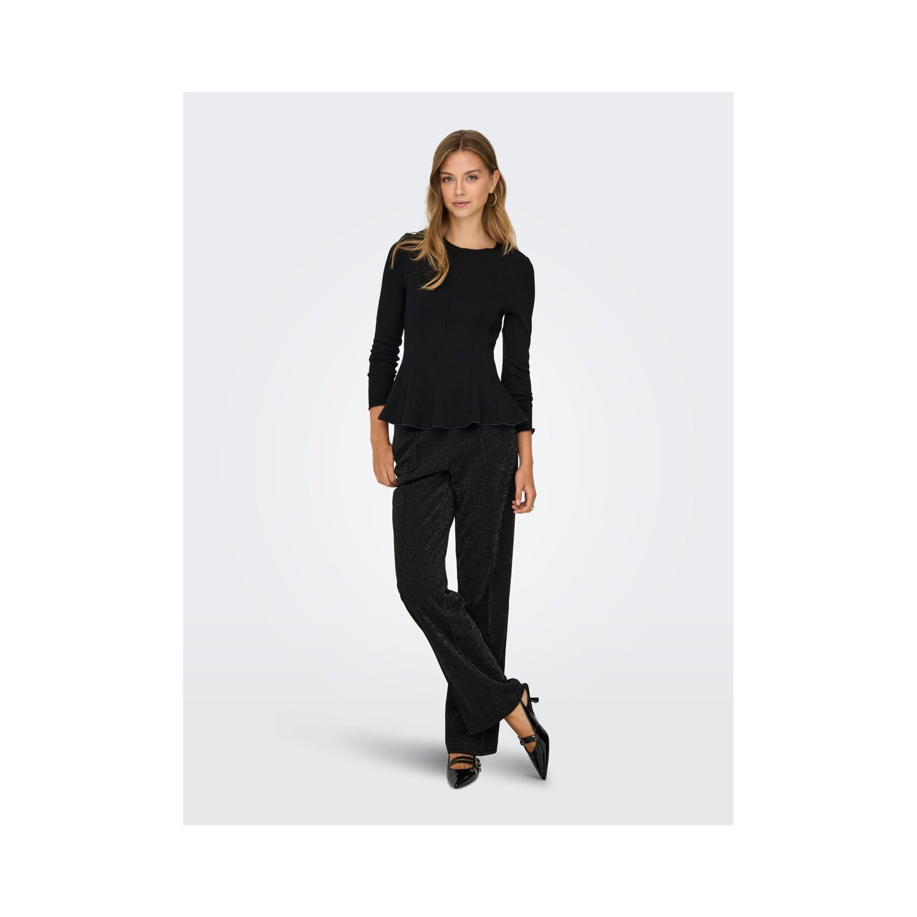 ONLY - BUKS - POPTRASH-SUKI ALYA 15362221 - BLACK/SILVER LUREX