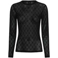 HYPE THE DETAIL - MESH BLUSE - 300-14-9 - SORT