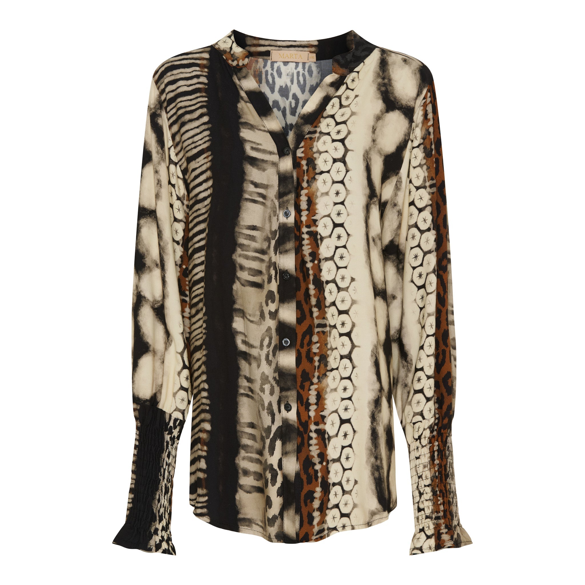 MARTA DU CHATEAU - SKJORTE - RAMONA 3180B - SORT Z2949