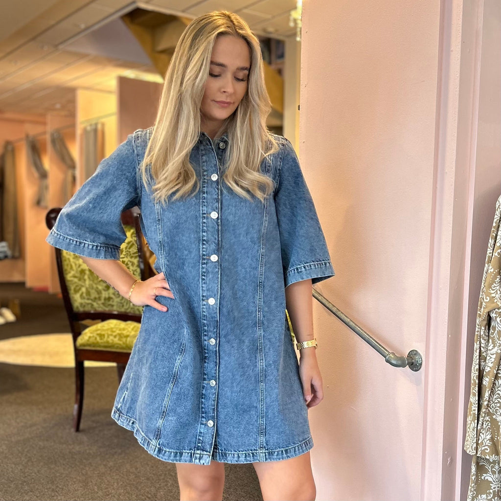 GLOBAL FUNK - DENIMKJOLE - BALAMI 61680152 - MID VINTAGE BLUE