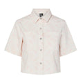 PIECES - DENIM SKJORTE - SALUME 17156432 - EGRET FLOWER