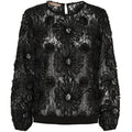 MARTA DU CHATEAU - BLUSE - LYKKE 7688 - SORT