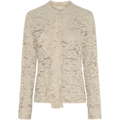MARTA DU CHATEAU - SKJORTE - CLAIRE H4180-W6 - BEIGE