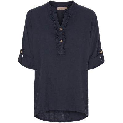 MARTA DU CHATEAU - SKJORTE - BONNIE - 85137 - NAVY 5512