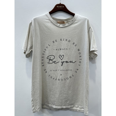 MARTA DU CHATEAU - T-SHIRT - INGE 0532 - BEIGE