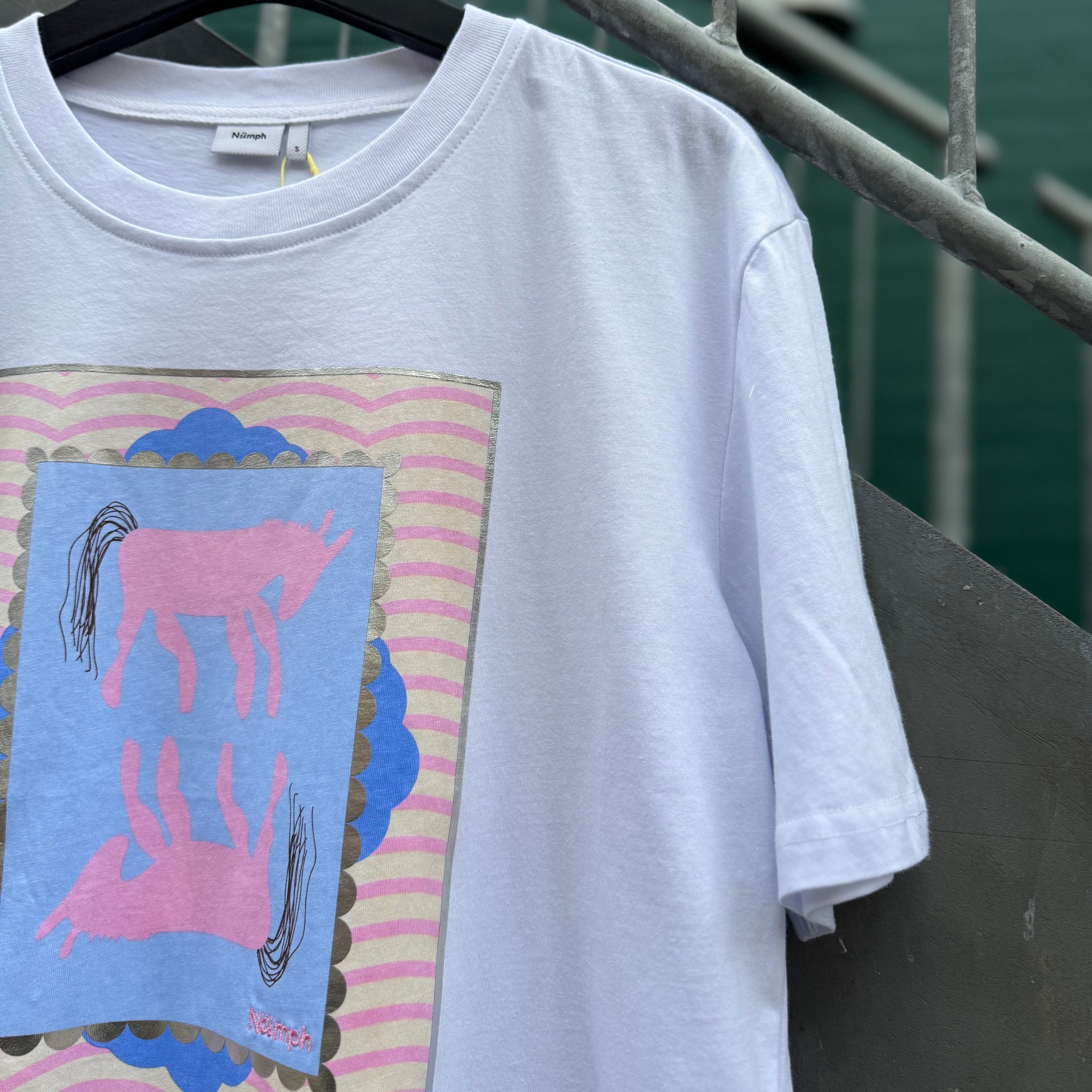 NÜMPH - T-SHIRT - DAYDREAM 705449 - BRIGHT WHITE