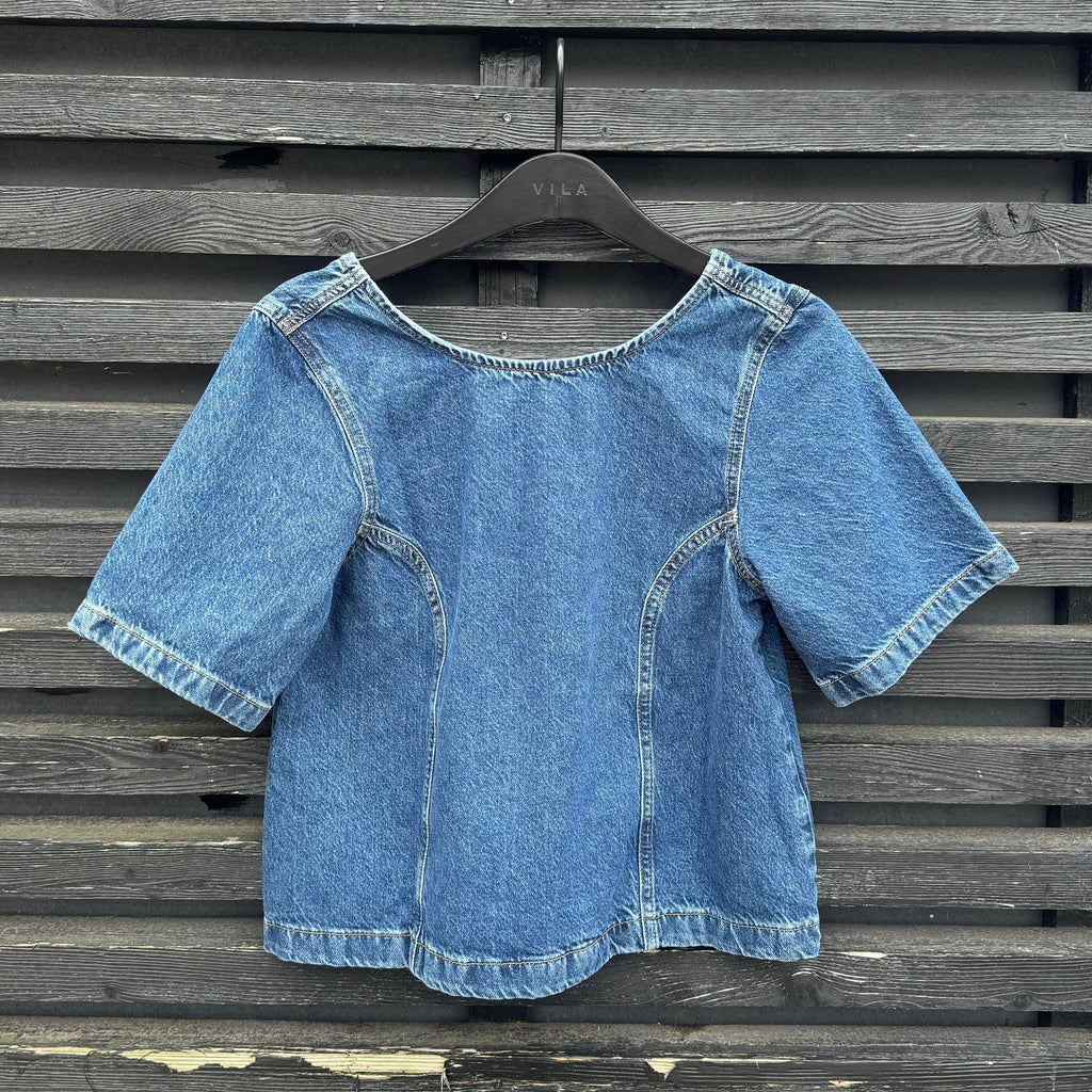 GLOBAL FUNK - TOP - ANANEA 5843044 - VINTAGE BLUE WASH