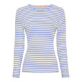 MARTA DU CHATEAU - BLUSE - JOSIANE 49066 - CELESTE/GREGGIO