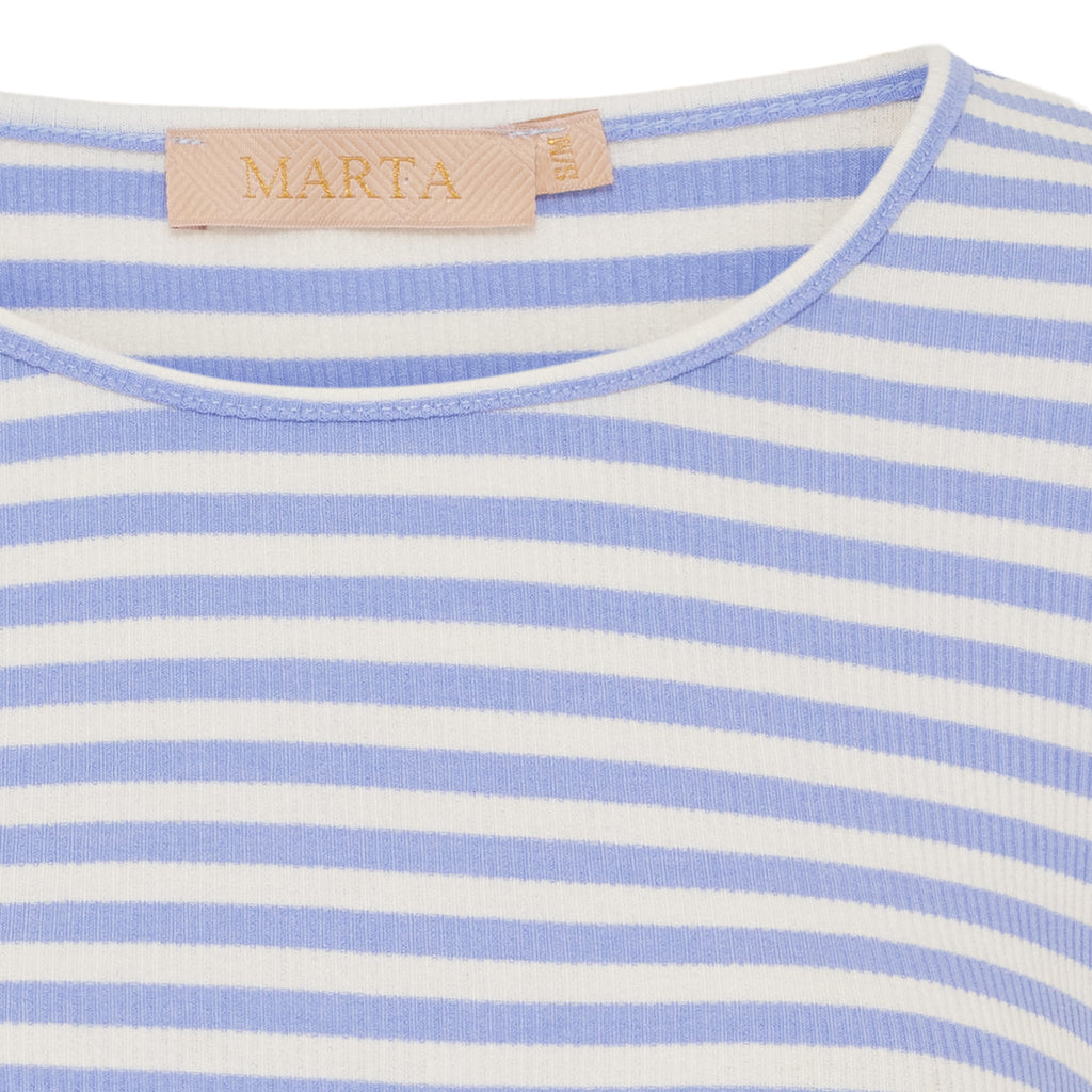 MARTA DU CHATEAU - BLUSE - JOSIANE 49066 - CELESTE/GREGGIO