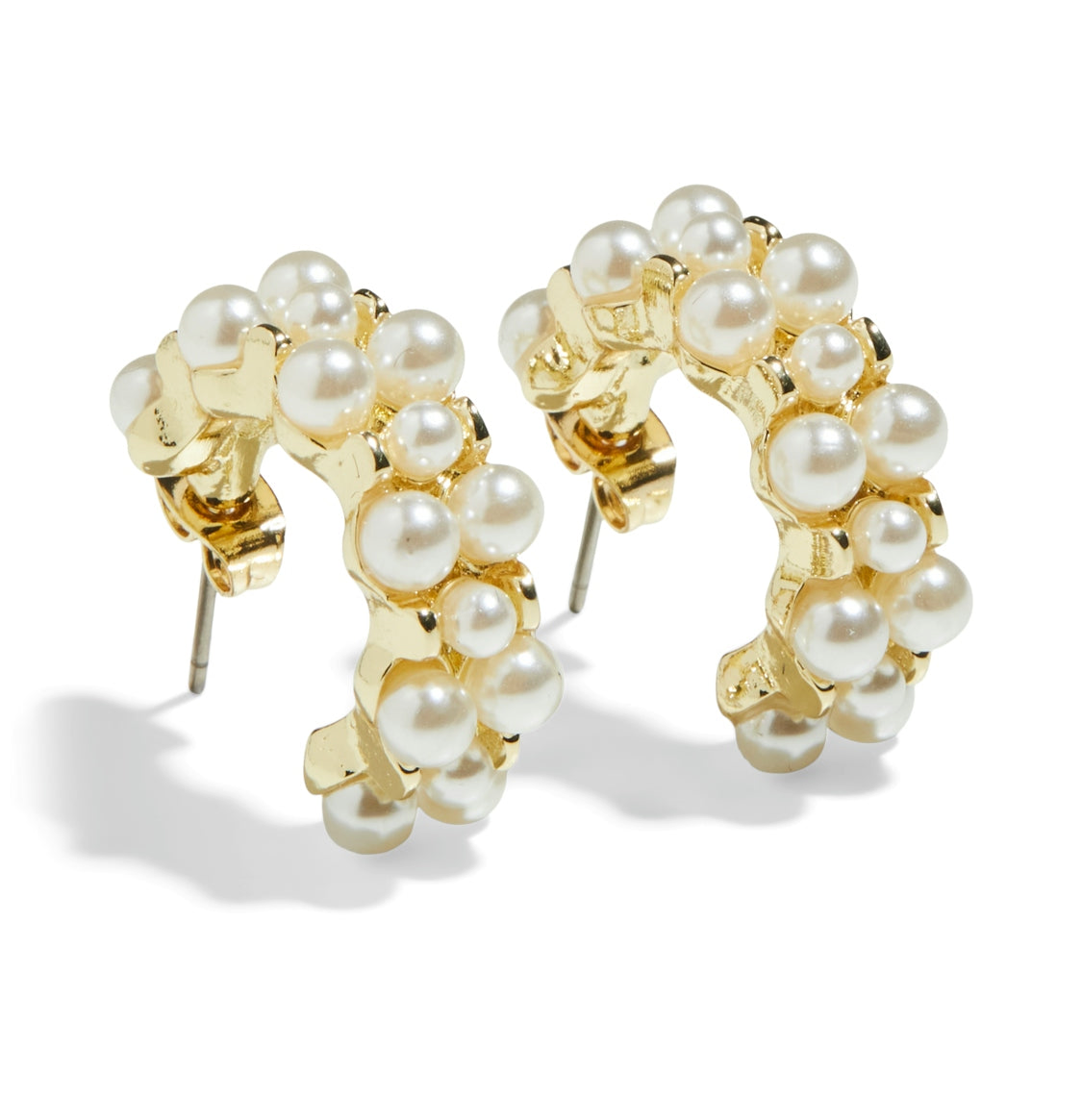 PIECES - HOOPS - KIKKA 17150851 - GULD