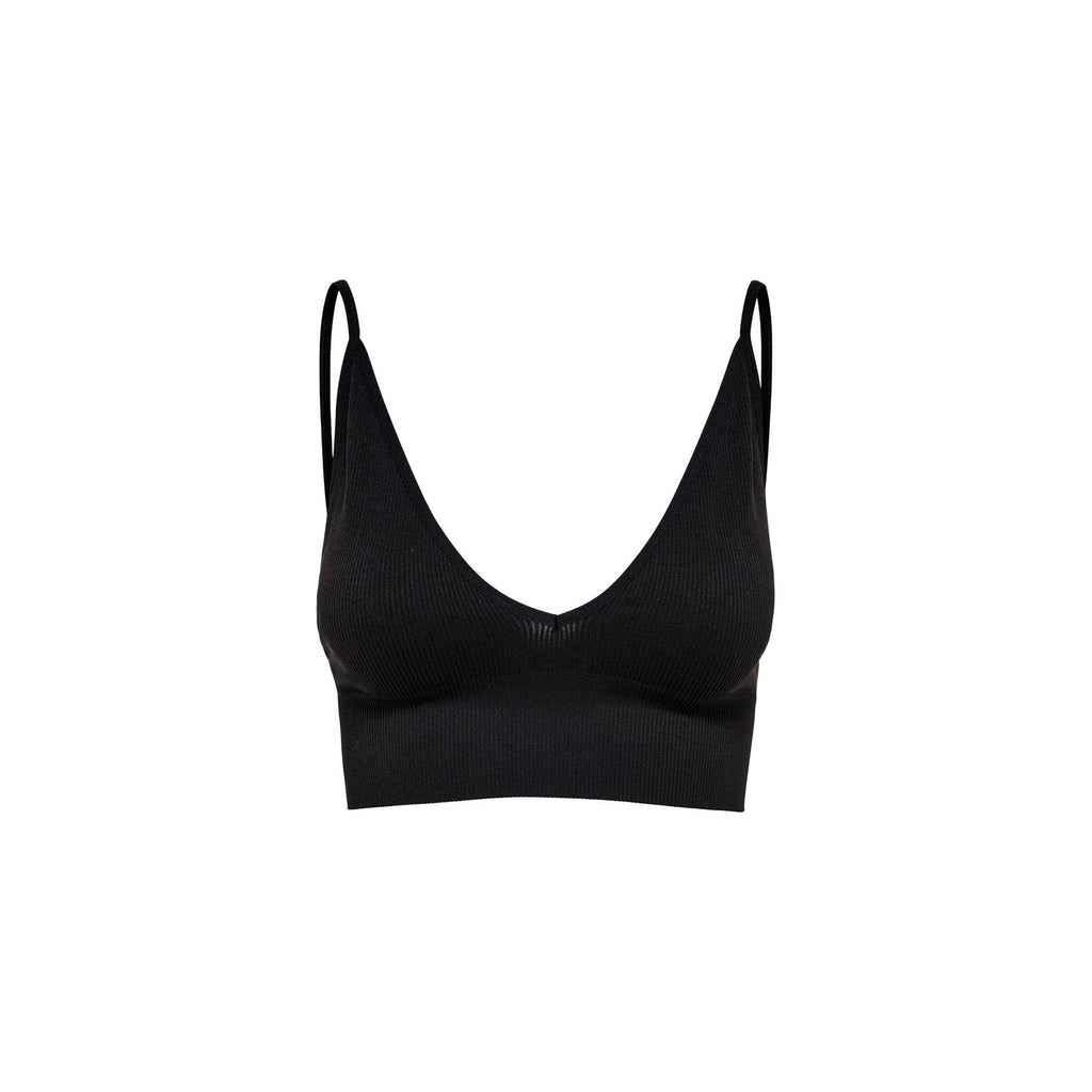 ONLY - BH - VICKY RIB SEAMLESS 15201539 - SORT