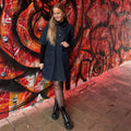 NÜMPH - DENIMKJOLE - LONDON 705192 - DARK BLUE DENIM