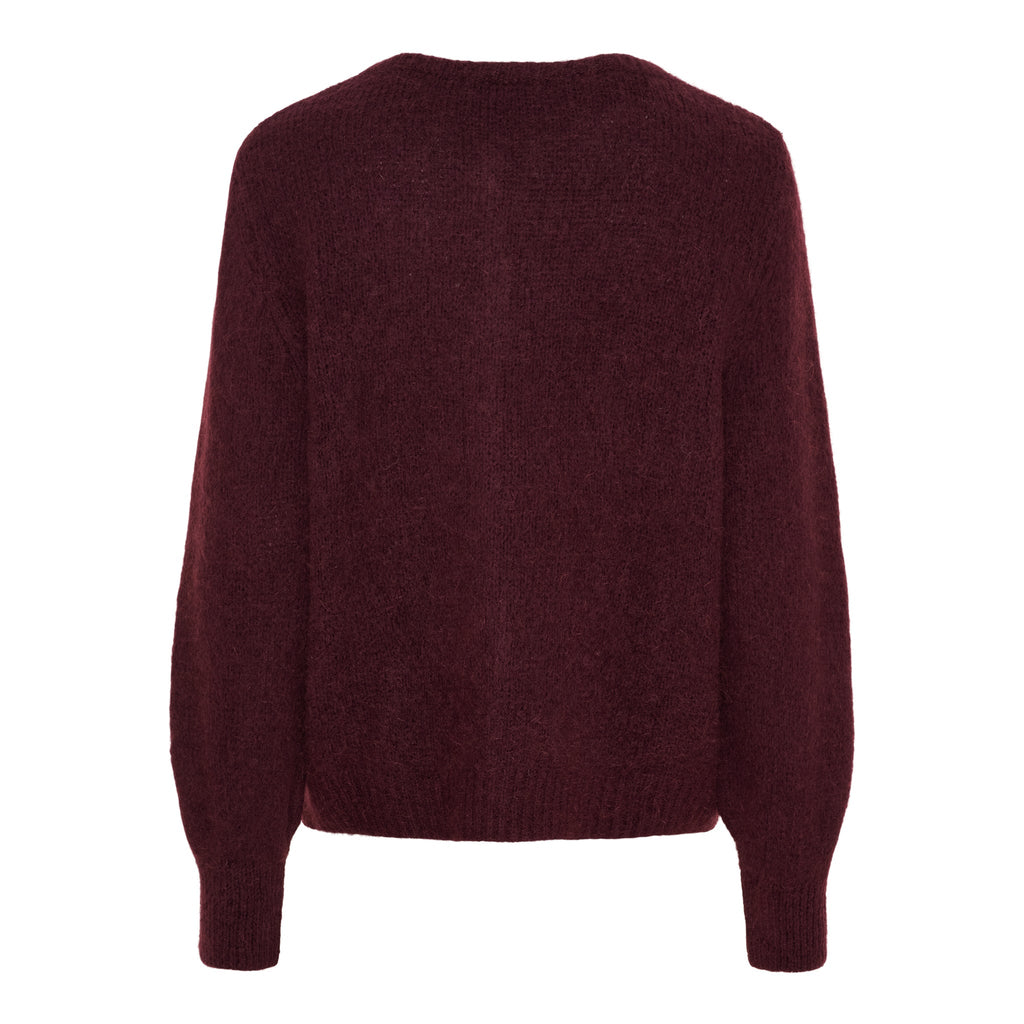 MARTA DU CHATEAU - CARDIGAN - COSIMA 5223 - MELANZANA