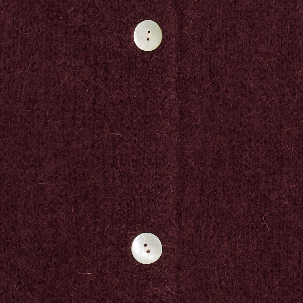 MARTA DU CHATEAU - CARDIGAN - COSIMA 5223 - MELANZANA