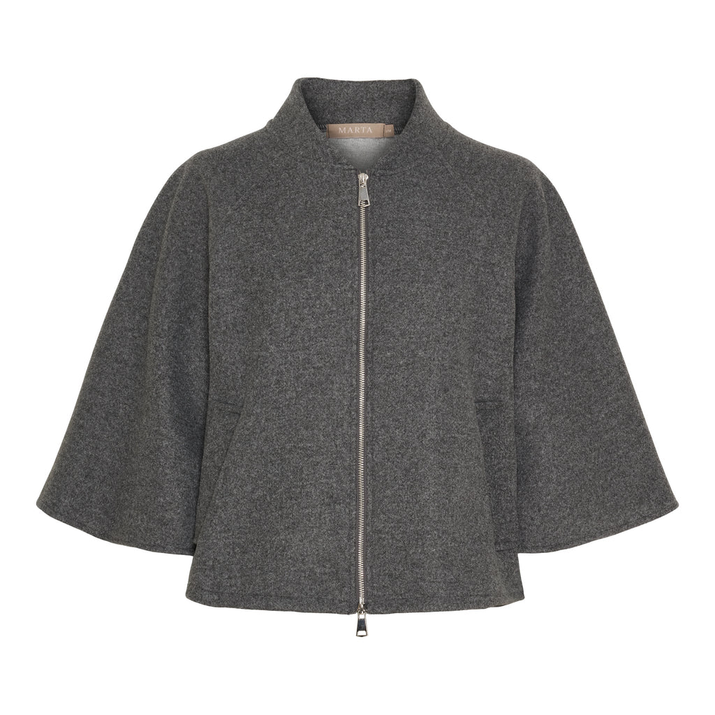 MARTA DU CHATEAU - JAKKE - PIA 55136M - GRIGIO
