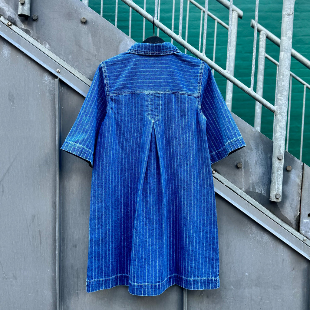 GLOBAL FUNK - KJOLE - MIRA 73378815 - MID BLUE STRIPE