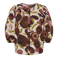 MARTA DU CHATEAU - SKJORTE - EVELINA 58130M - BROWN PRINT