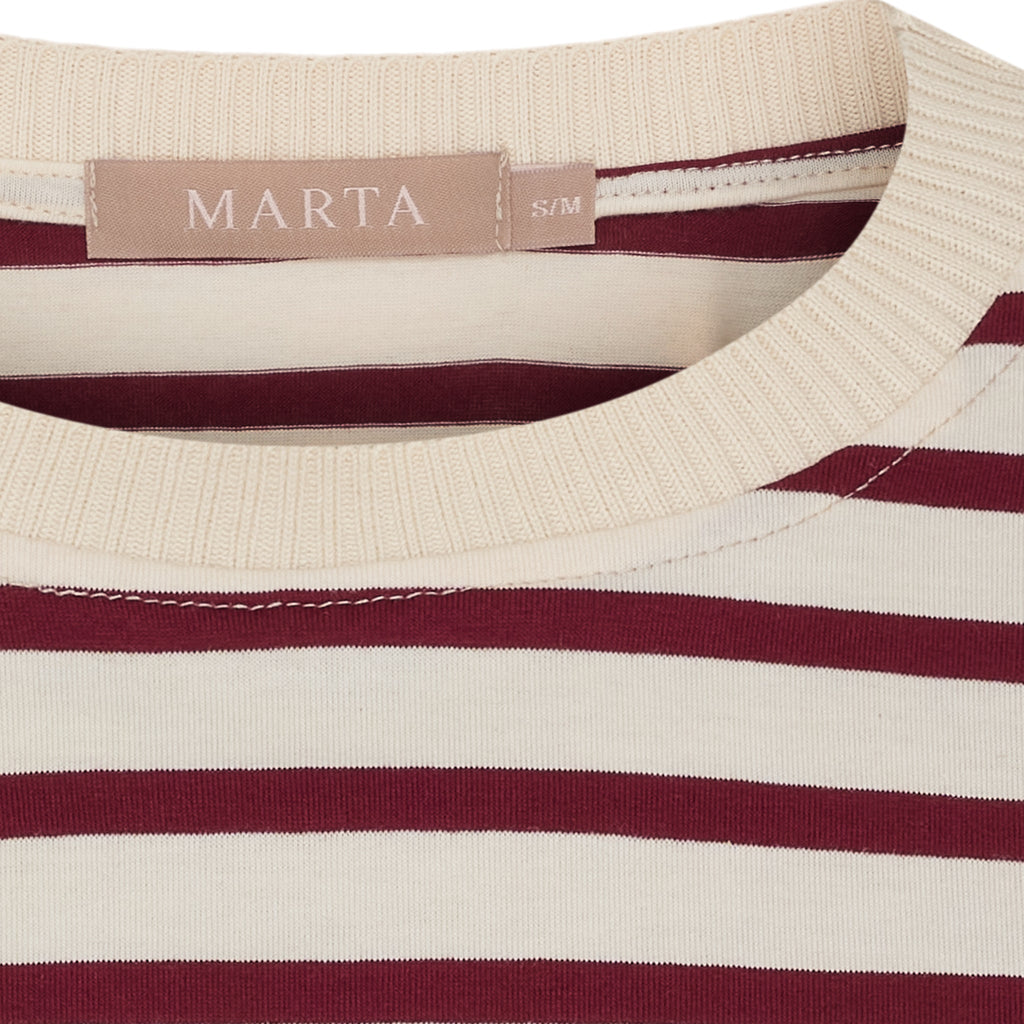 MARTA DU CHATEAU - BLUSE - KARA 58709 - BORDEAUX