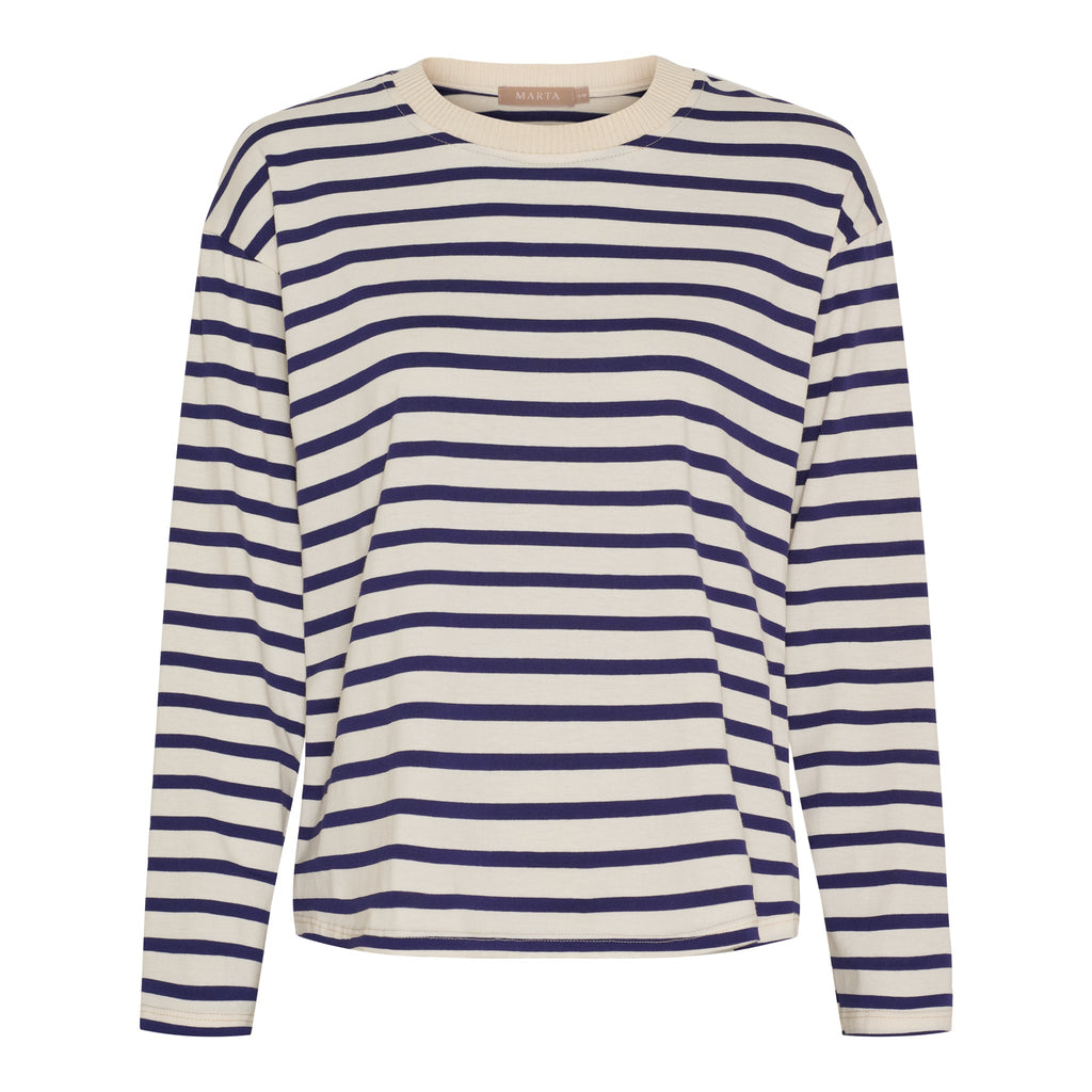 MARTA DU CHATEAU - BLUSE - KARA 58709 - NAVY