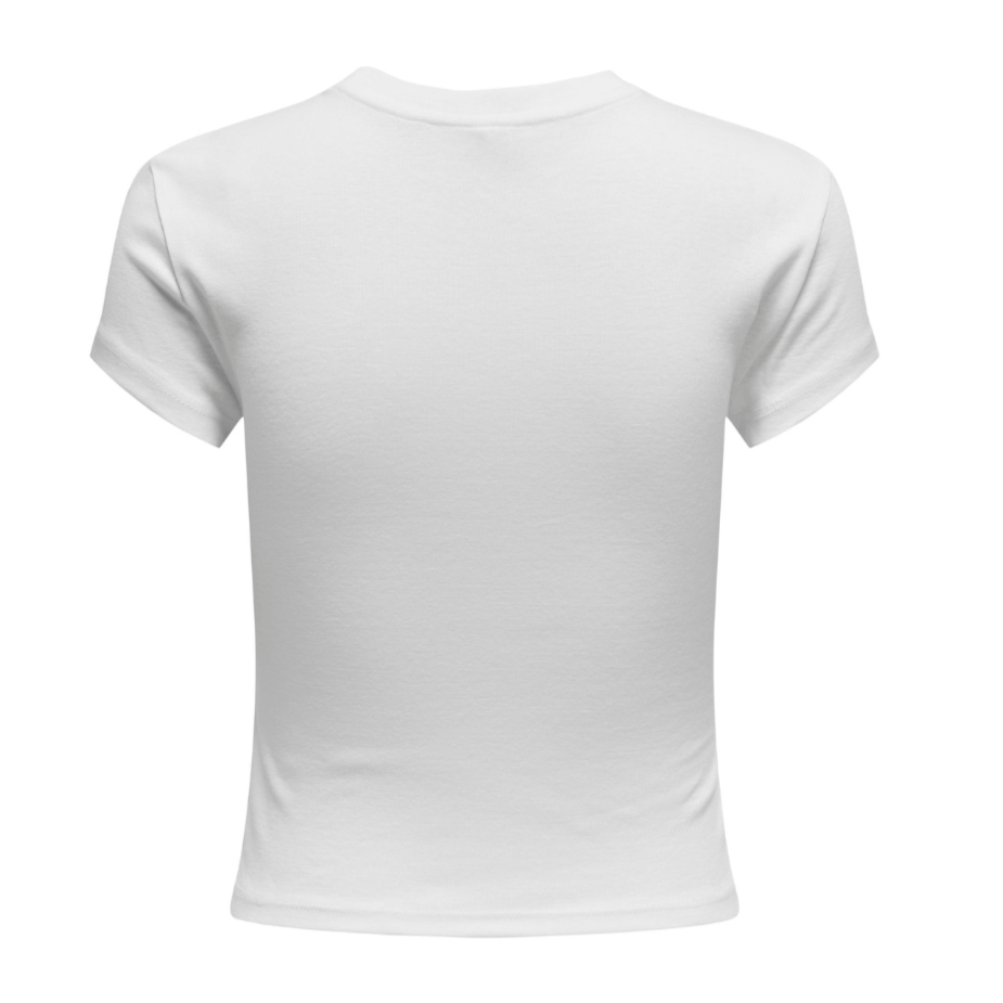 ONLY - T-SHIRT - ELINA 15320229 - HVID