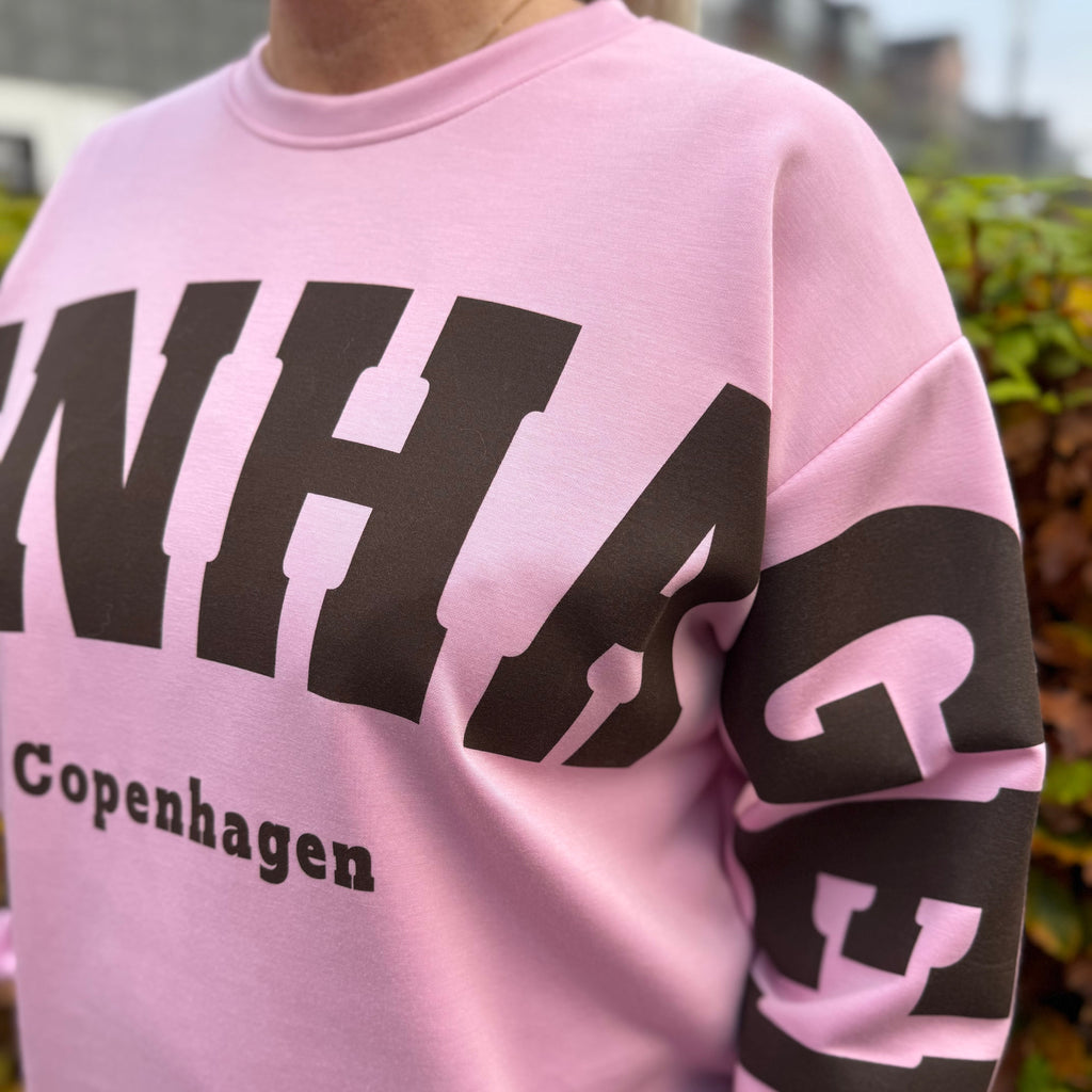 MARTA DU CHATEAU - SWEATSHIRT - HIBISCUS 22659 - PINK