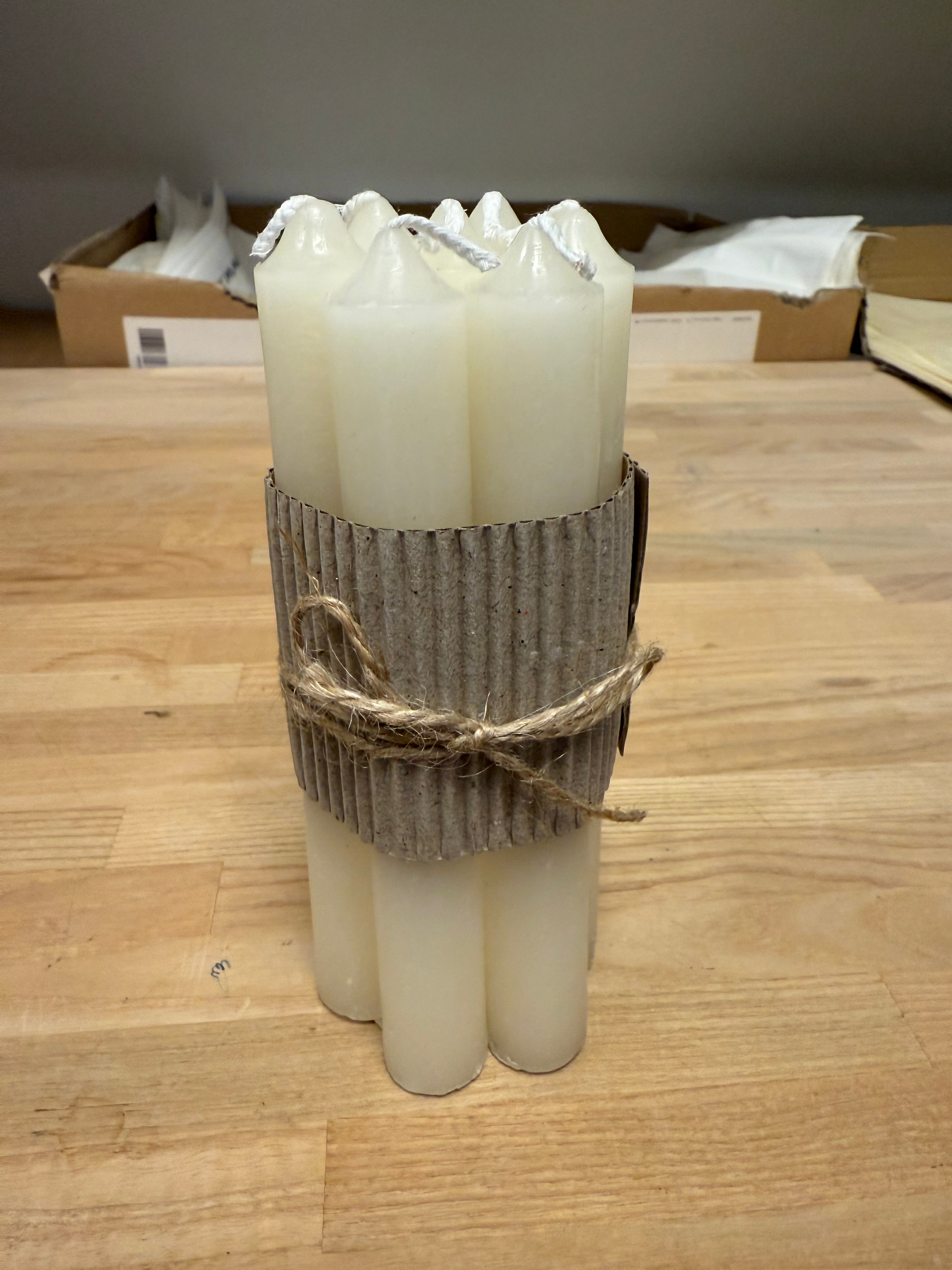 CAROS HOME  - STEARINLYS 7 PAK, BEIGE - 90981