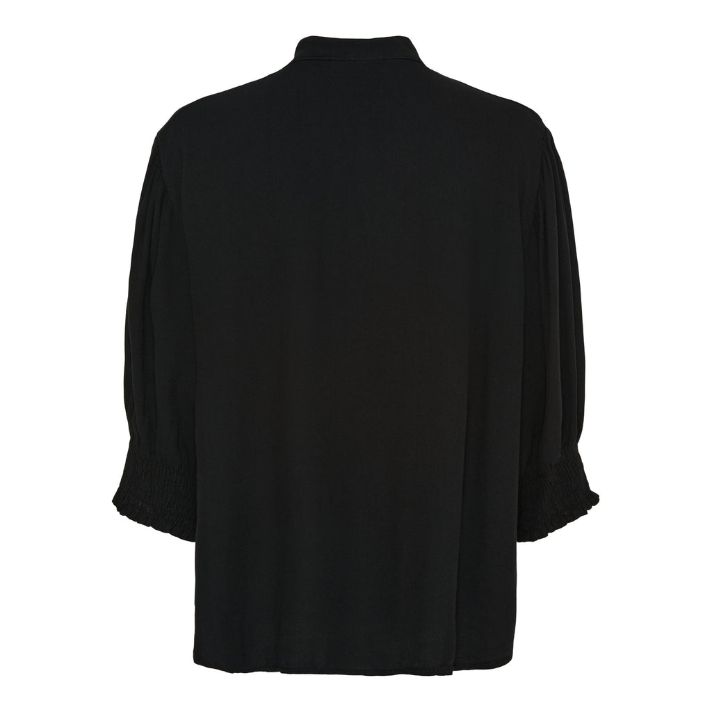 MARTA DU CHATEAU - BLUSE - UNNUR 6317 - SOLID BLACK
