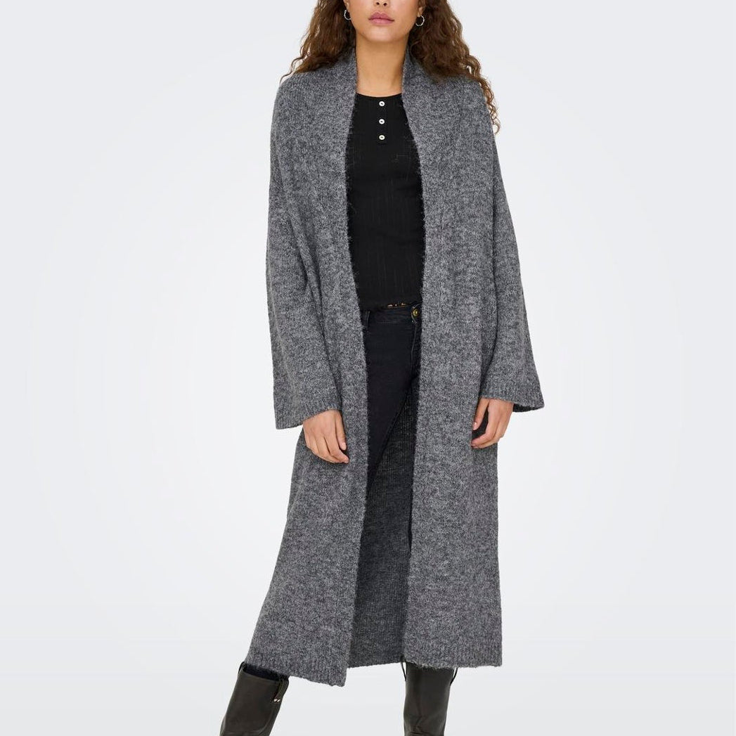 ONLY - COATIGAN - AZU 15350973 - MEDIUM GREY MELANGE
