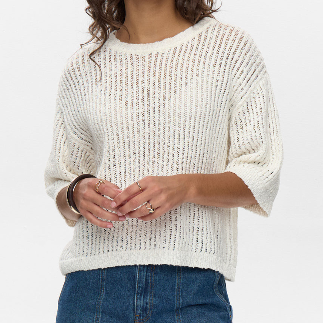 NÜMPH - PULLOVER - MIRANDI 705734 - CLOUD DANCER