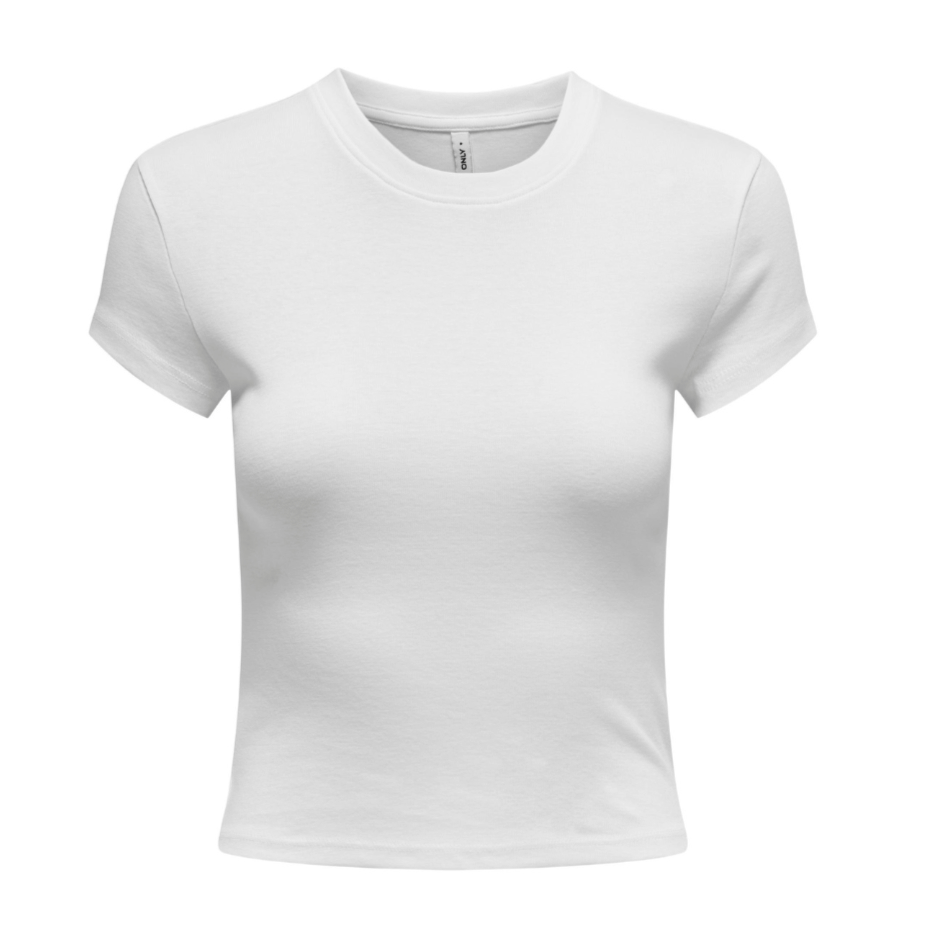 ONLY - T-SHIRT - ELINA 15320229 - HVID