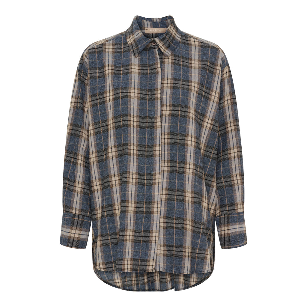 MARTA DU CHATEAU - SKJORTE - ORLANDA 7497 - JEANS