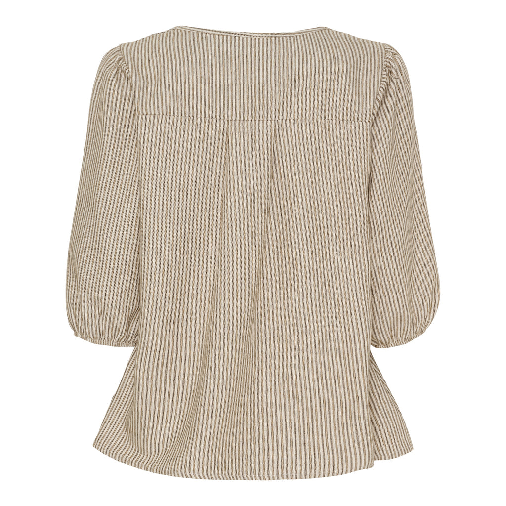 MARTA DU CHATEAU - BLUSE - SYBIL 7516 - BROWNVAR4