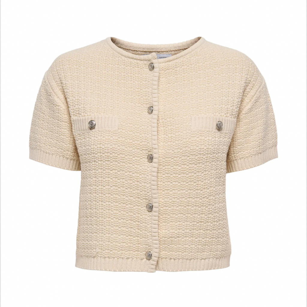 ONLY - CARDIGAN - KIEL BUTTON 15357616 - ECRU