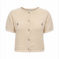 ONLY - CARDIGAN - KIEL BUTTON 15357616 - ECRU