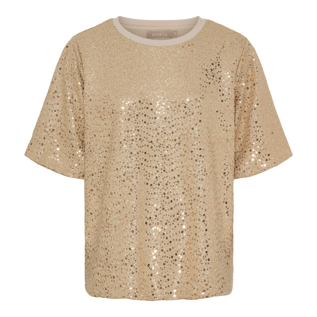 MARTA DU CHATEAU - BLUSE - NYNNE 7693 - CHAMPAGNE