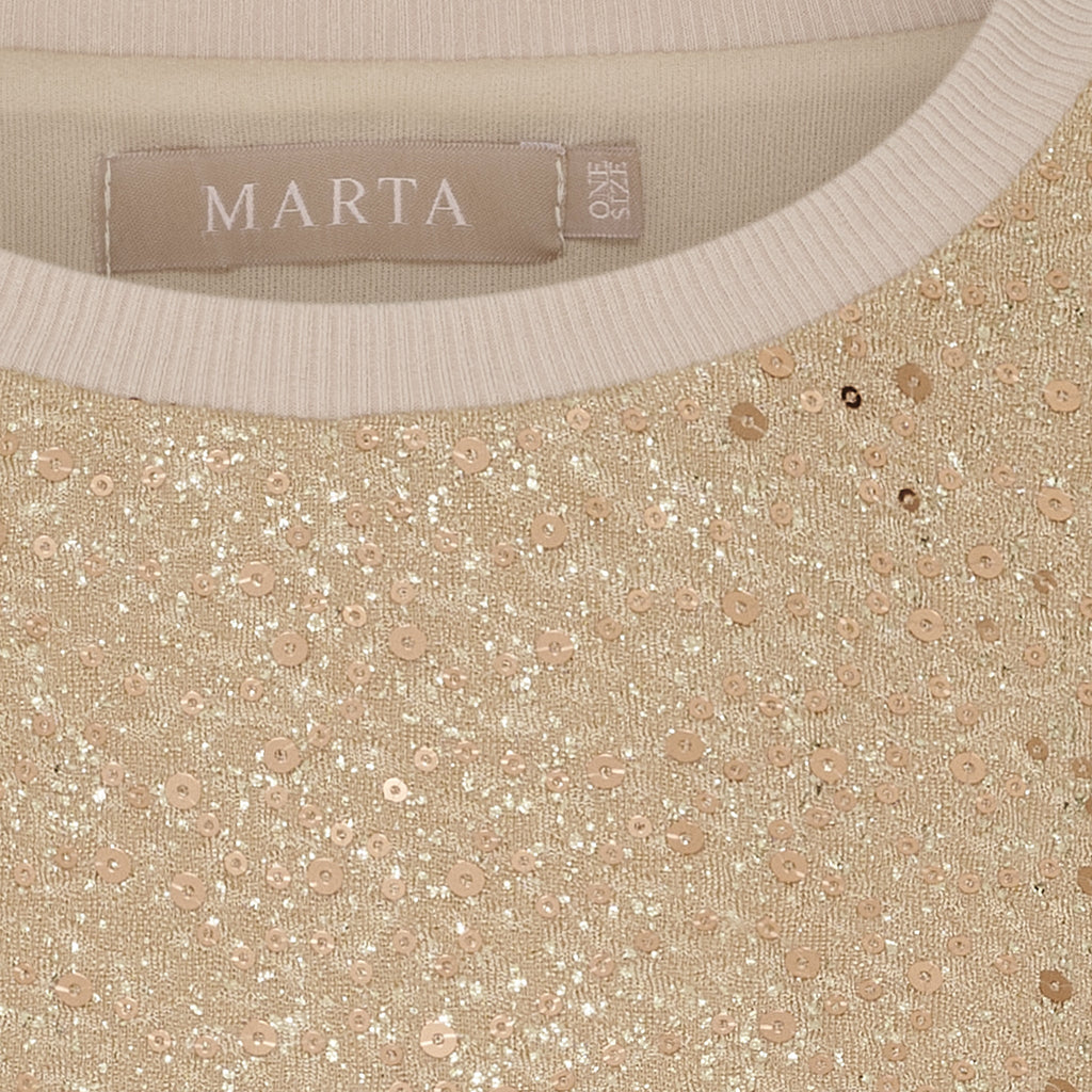 MARTA DU CHATEAU - BLUSE - NYNNE 7693 - CHAMPAGNE