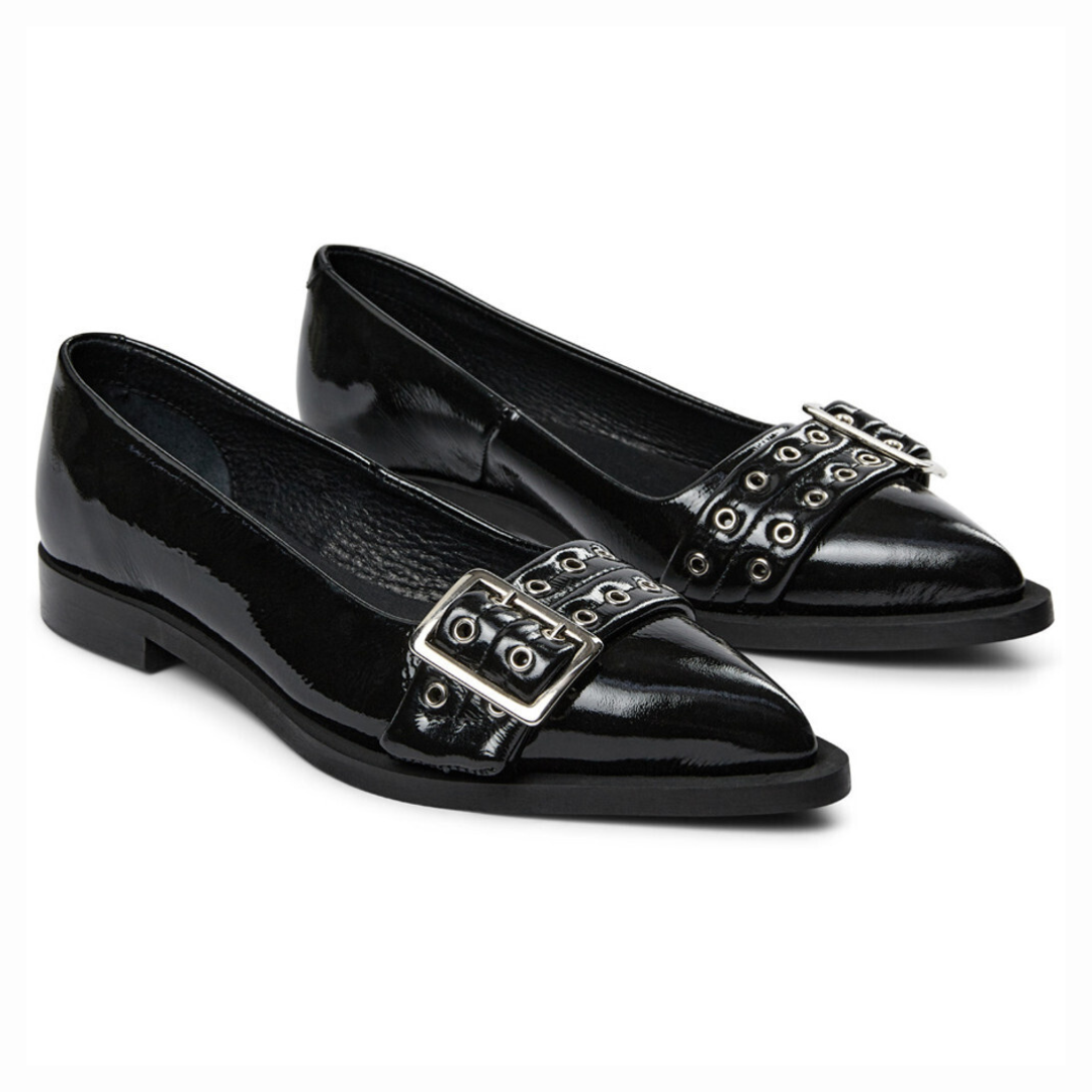 PAVEMENT - BALLERINA - SASO LOW 23185 - SORT PATENT