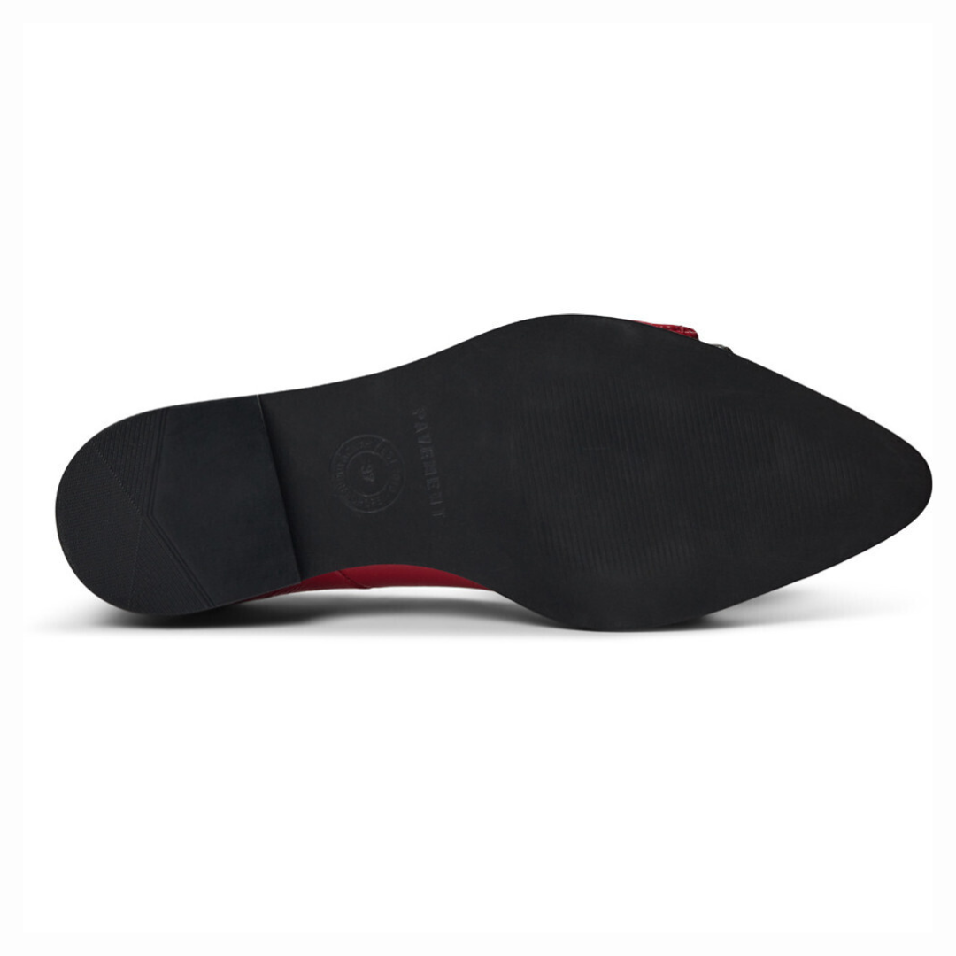 PAVEMENT - BALLERINA - SASO LOW 23185 - RØD PATENT