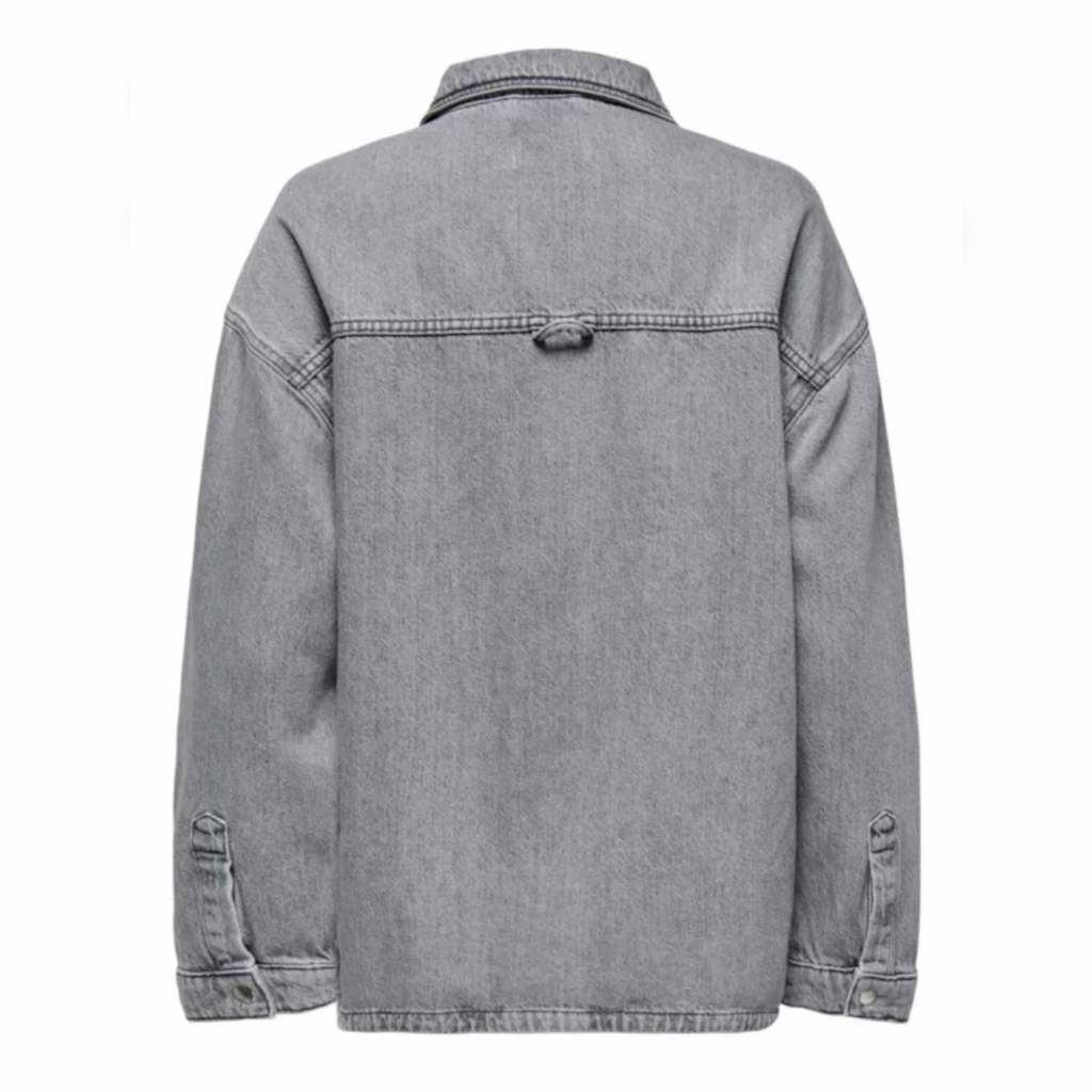 ONLY - SKJORTE - EMMIE 15336153 - MEDIUM GREY DENIM