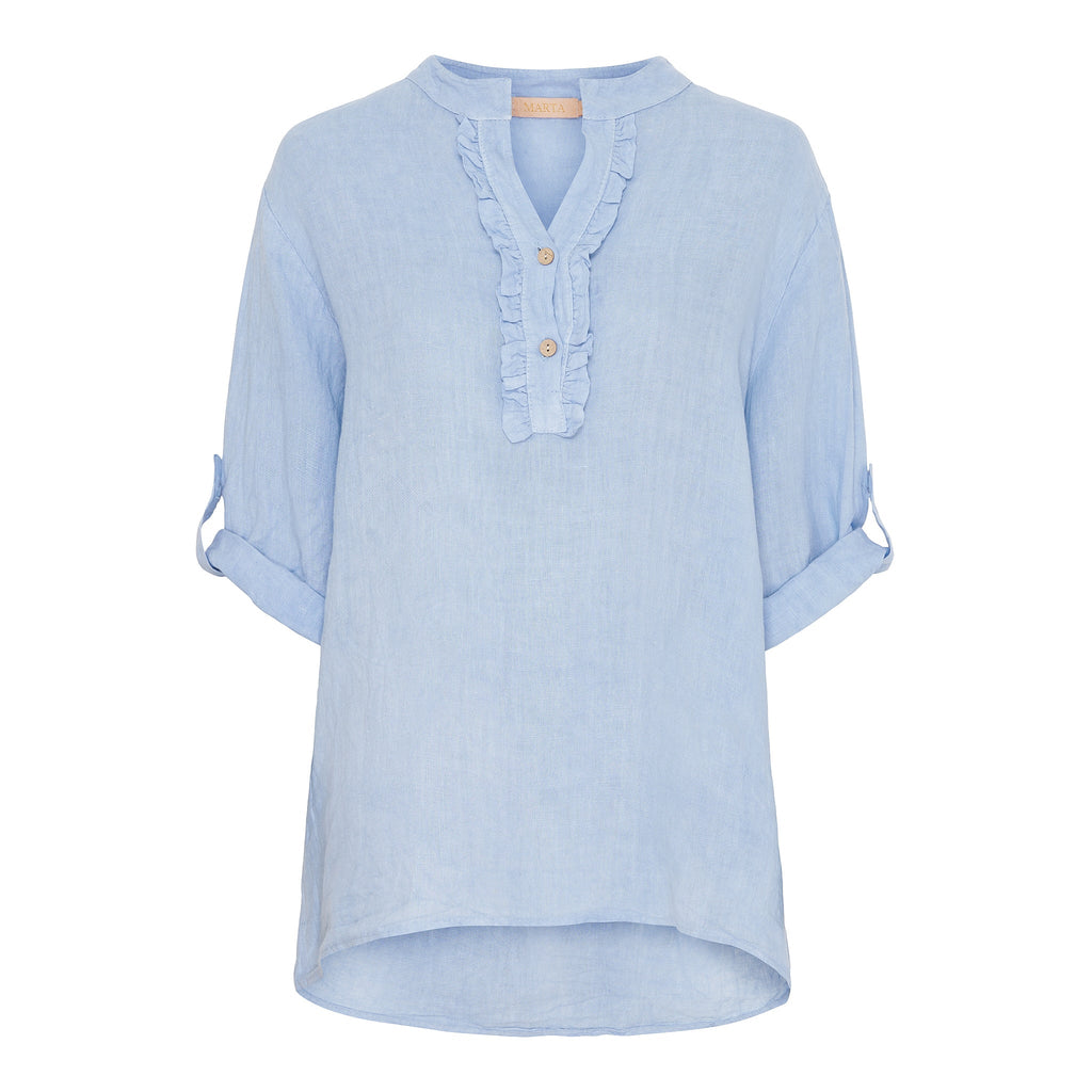 MARTA DU CHATEAU - SKJORTE - BONNIE 85137 - CELESTE 2389