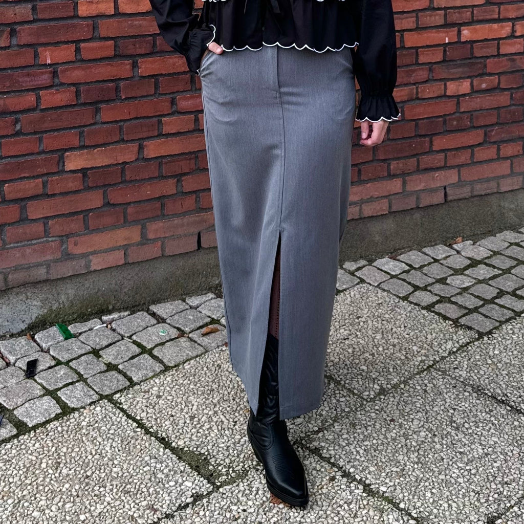 MBYM - NEDERDEL - NELLIS RANDA - CHARCOAL MELANGE
