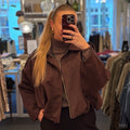 MARTA DU CHATEAU - JAKKE - KAMELIA 7821 - MORO